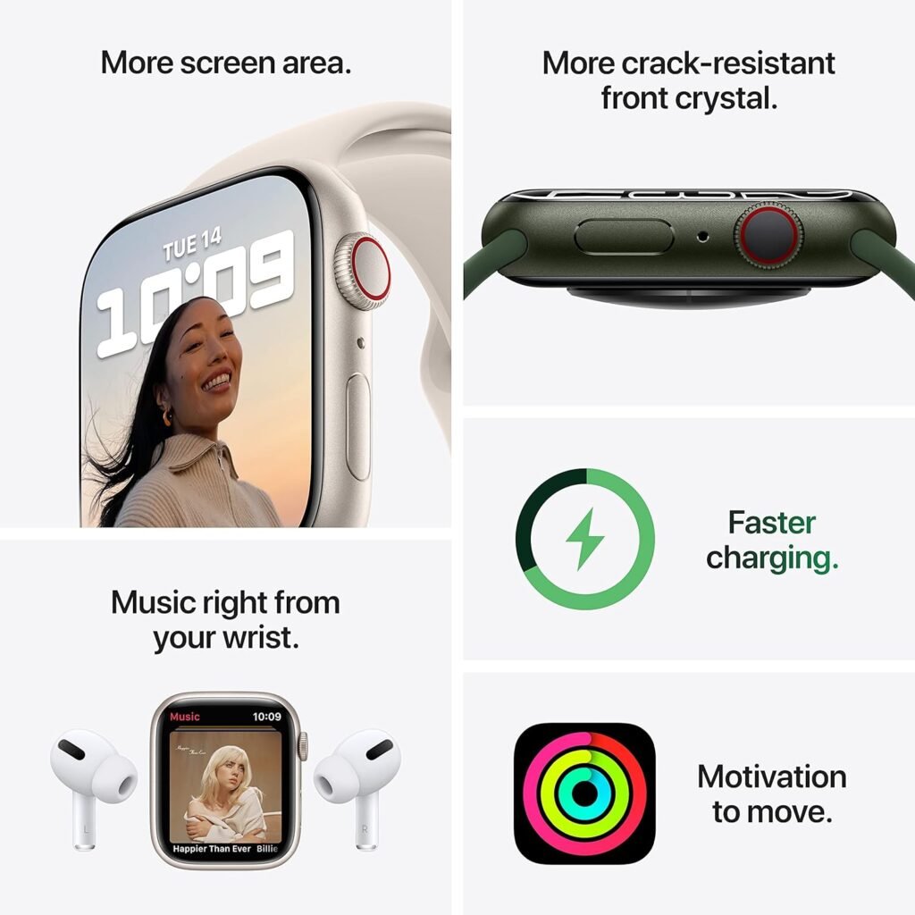 Apple Watch Series 7 [GPS + Cellular 45mm] Smart watch w/ (PRODUCT)RED Aluminum Case with (PRODUCT)RED Sport Band. Fitness Tracker, Blood Oxygen  ECG Apps, Always-On Retina Display, Water Resistant