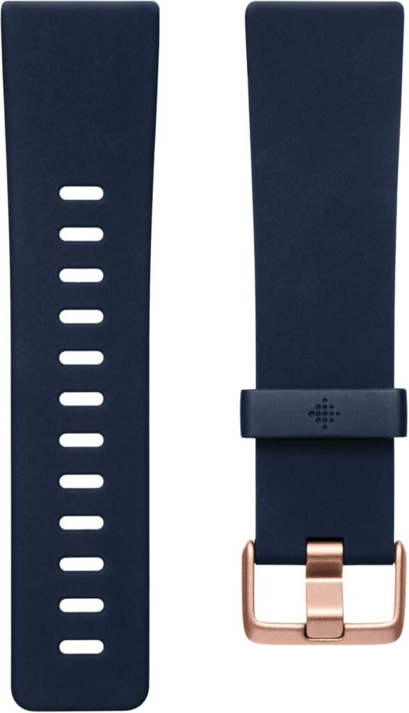 Fitbit Versa 2 Special Edition Health and Fitness Smart Watch with Heart Rate, Music, Alexa Built-In, Sleep and Swim Tracking, Navy and Pink Woven/Copper Rose, One Size (S and L Bands Included), 2.3