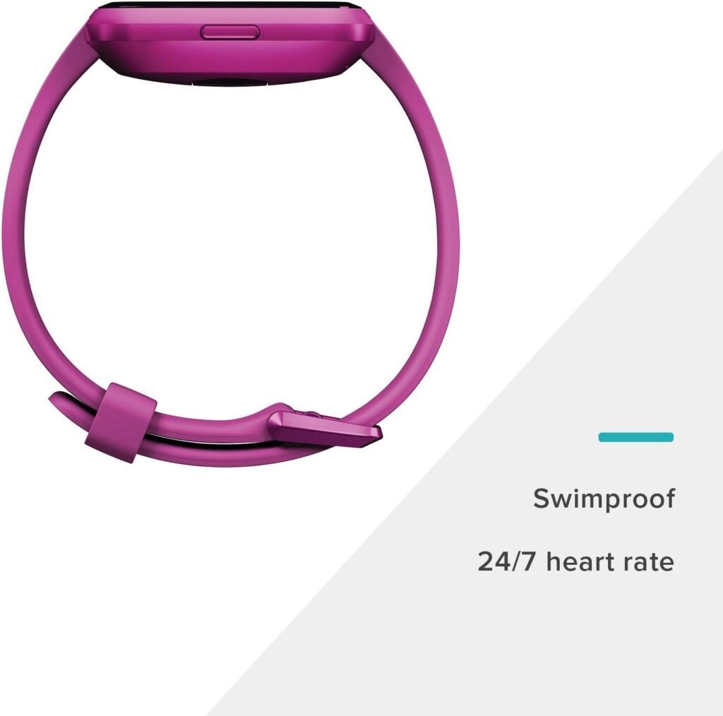 Fitbit Versa Lite Edition Smart Watch, One Size (S and L Bands Included), 1 Count