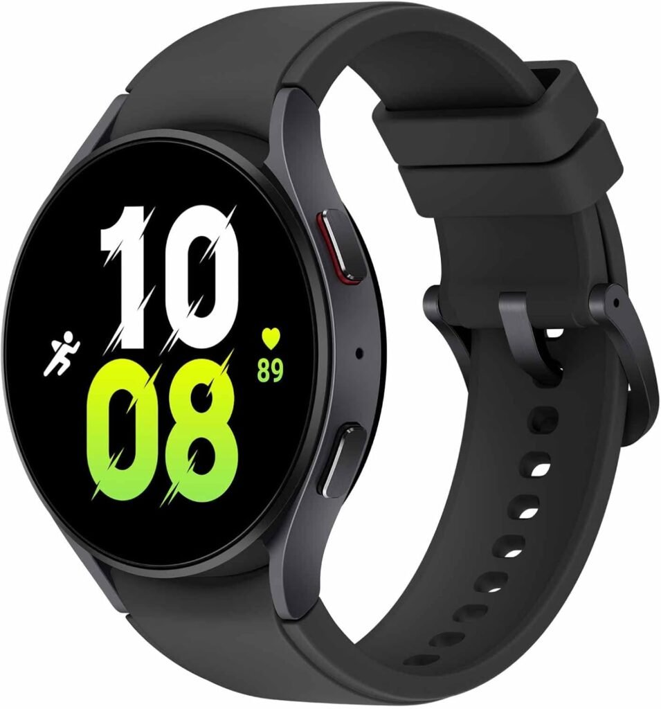 SAMSUNG Galaxy Watch 5 40mm LTE Smartwatch w/ Body, Health, Fitness and Sleep Tracker, Improved Battery, Sapphire Crystal Glass, Enhanced GPS Tracking, US Version, Pink Gold Bezel w/ Pink Band