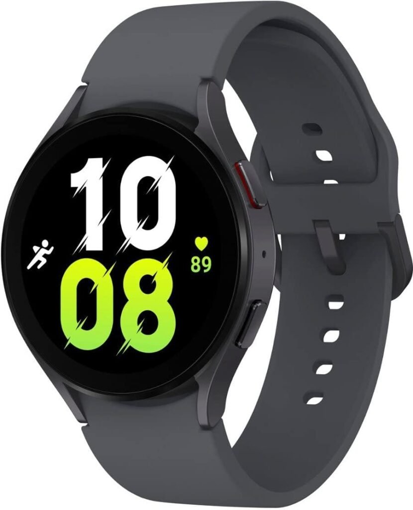 Samsung Galaxy Watch 5 (44mm, WiFi + 4G LTE) 1.4 Super AMOLED Smartwatch GPS Bluetooth w/ Advanced Sleep Coaching, Bioactive Sensor, Water Resistant R915U (Generic Charger, Graphite) (Renewed)