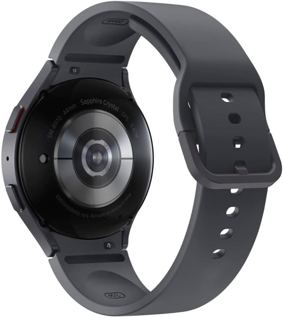 Samsung Galaxy Watch 5 (44mm, WiFi + 4G LTE) 1.4 Super AMOLED Smartwatch GPS Bluetooth w/ Advanced Sleep Coaching, Bioactive Sensor, Water Resistant R915U (Generic Charger, Graphite) (Renewed)