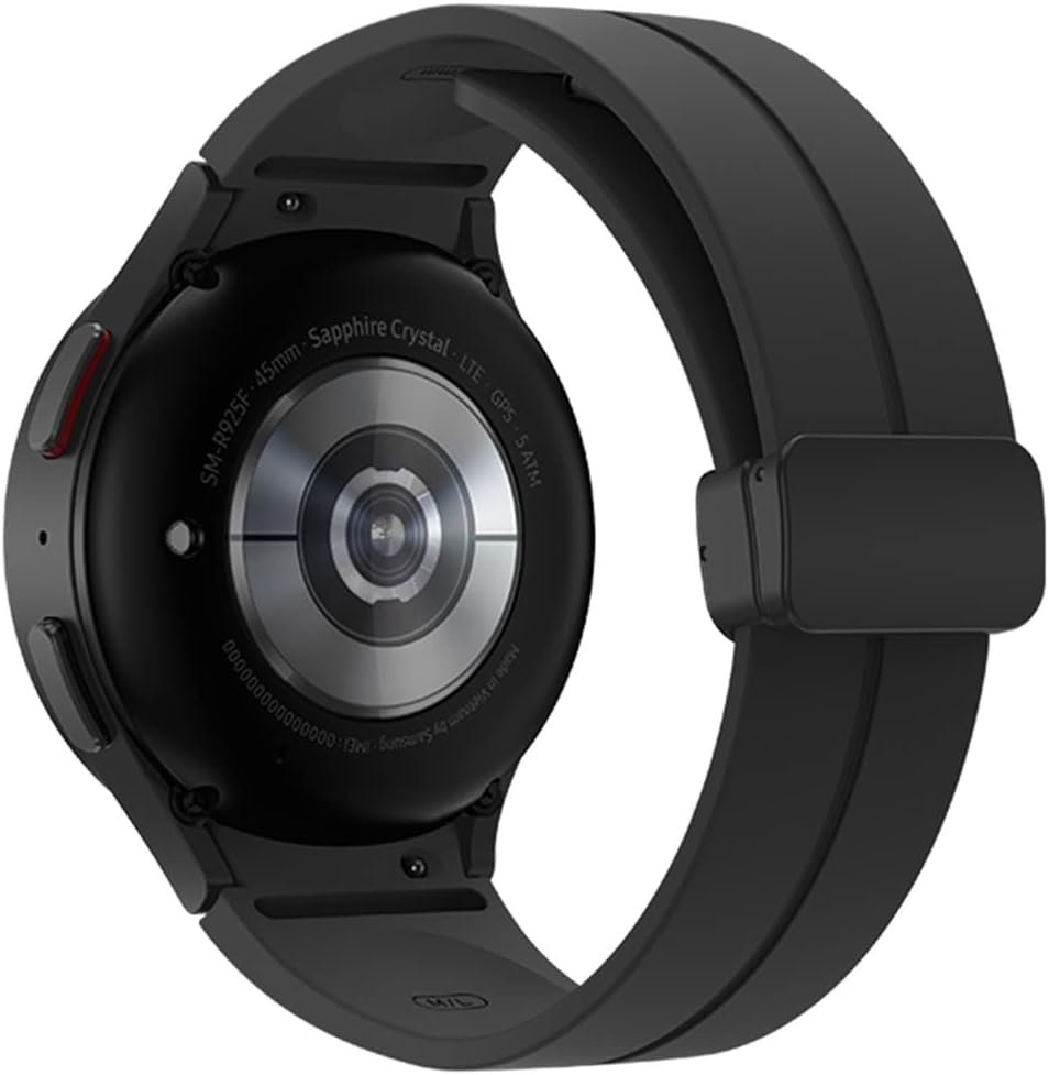 SAMSUNG Galaxy Watch 5 Pro 45mm Bluetooth Smartwatch w/Body, Health, Fitness and Sleep Tracker, Black (Renewed)