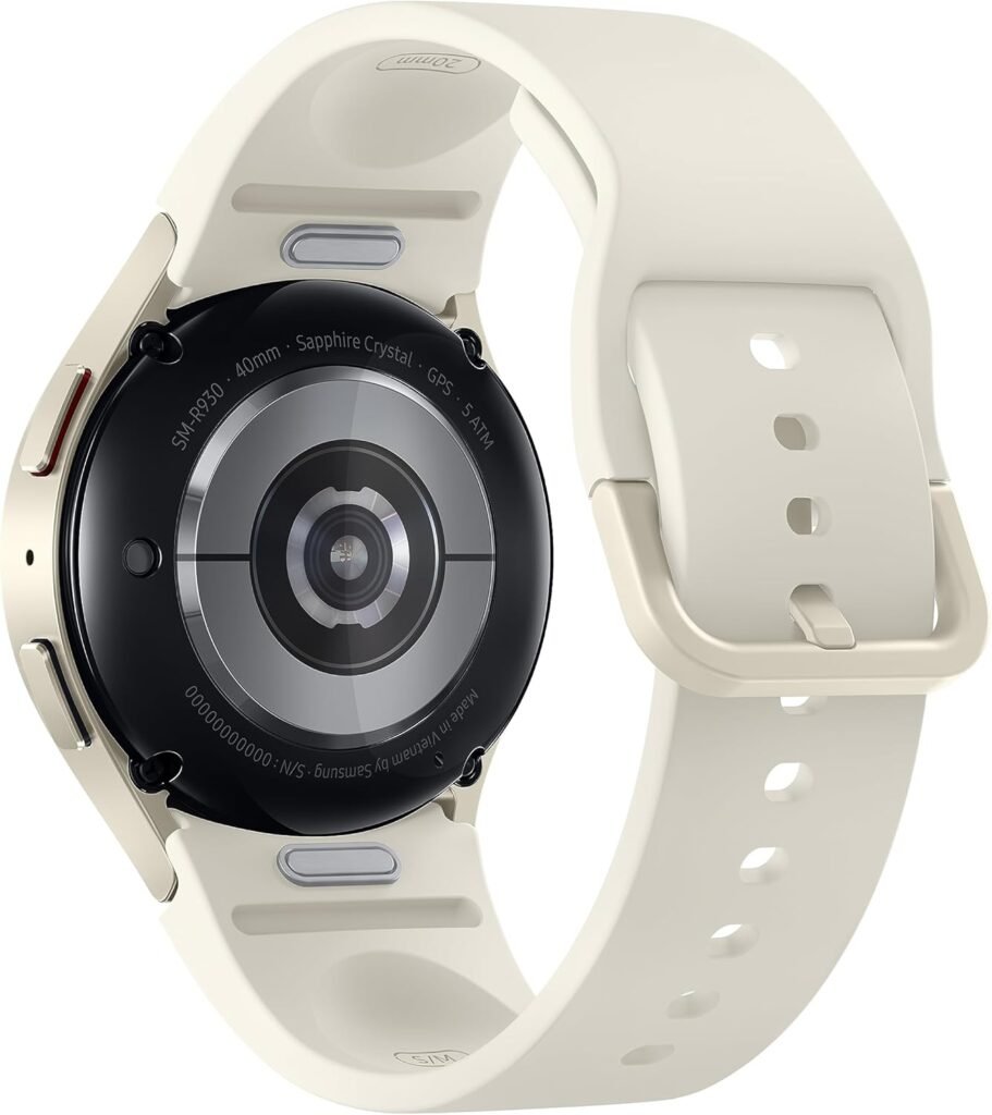 SAMSUNG Galaxy Watch 6 40mm Bluetooth Smartwatch w/ Fitness Tracker, Personalized HR Zones, Advanced Sleep Coaching, Heart Monitor, BIA Sensor, US Version, Gold (Renewed)