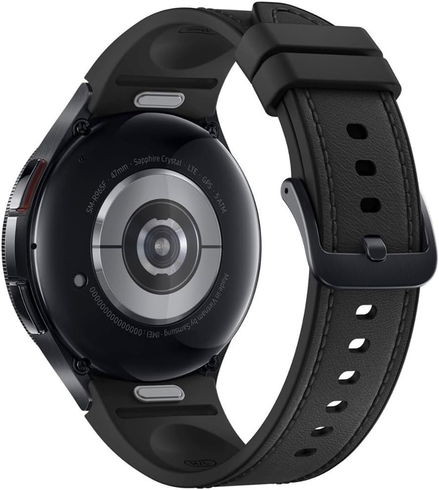 SAMSUNG Galaxy Watch 6 Classic 47mm Stainless-Steel Smartwatch w/ Fitness Tracker, Heart Monitor, BIA Sensor, Bluetooth – Black